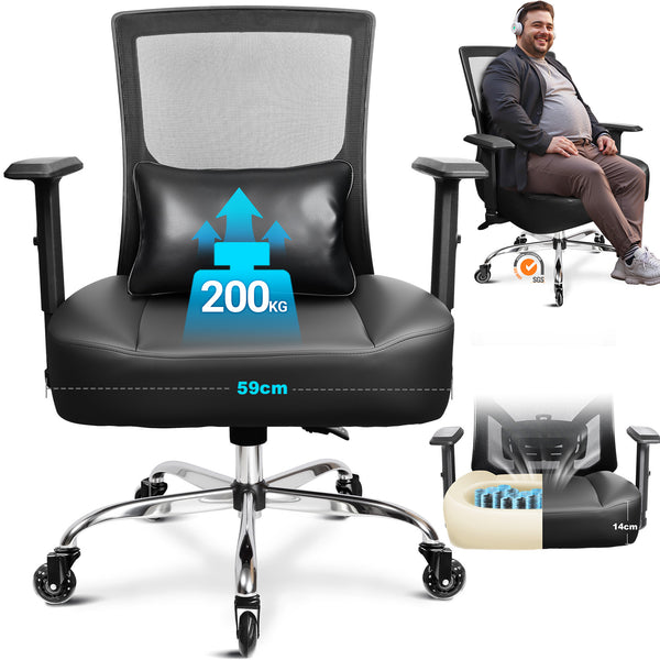 C070 heavy duty office chair with 200kg capacity