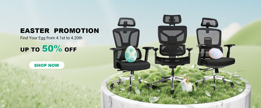 MELOKEA 200kg Heavy Duty Office Chair - Big & Tall Ergonomic Support
