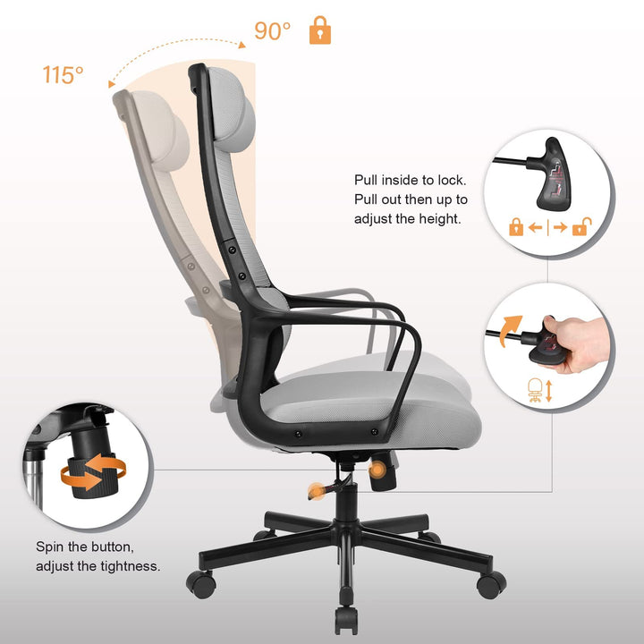 MELOKEA F007 Ergonomic Office Chair