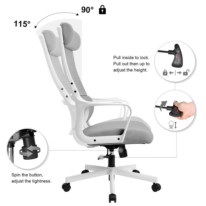MELOKEA F007 Ergonomic Office Chair